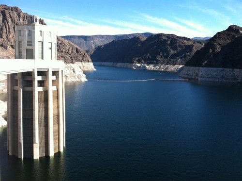 And Lake Mead on the Other Side