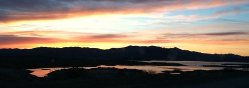 Sunrise Over Lake Mead