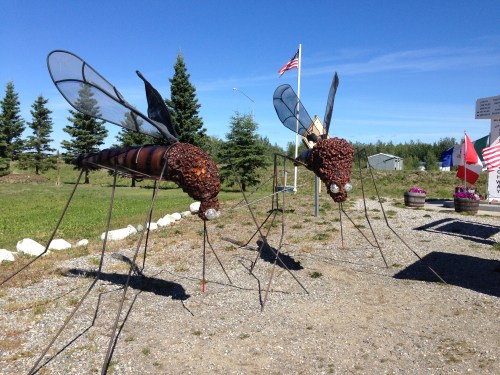 Mosquito Sculptures at Delta Junction