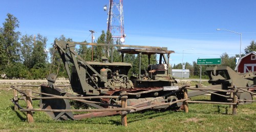 Caterpillar Used in Construction of Alaska Highway