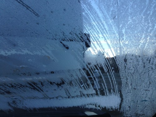 Frost on the Windshield!