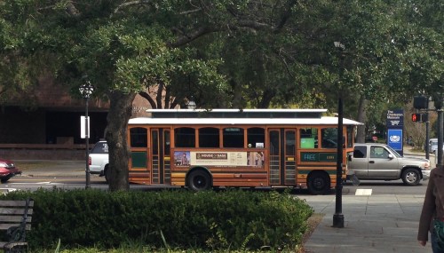 Free Trolley at Charleston