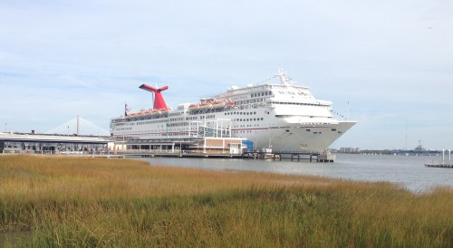 Carnival Cruise Ship at Charleston