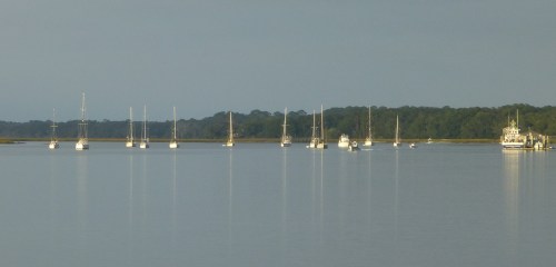 Sailboats at Cumberland Island