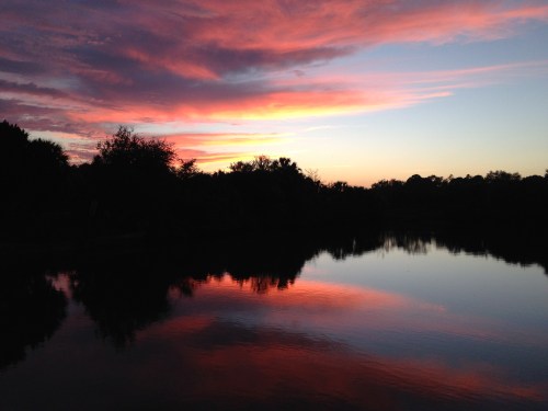 Sunset at Wall Springs Park