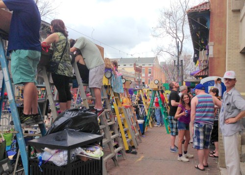 Waiting for the Parade