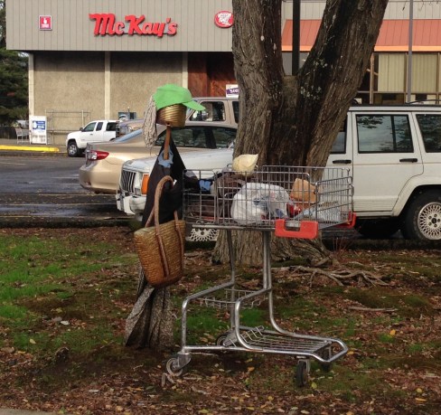 Scarecrow Grocery Shopping