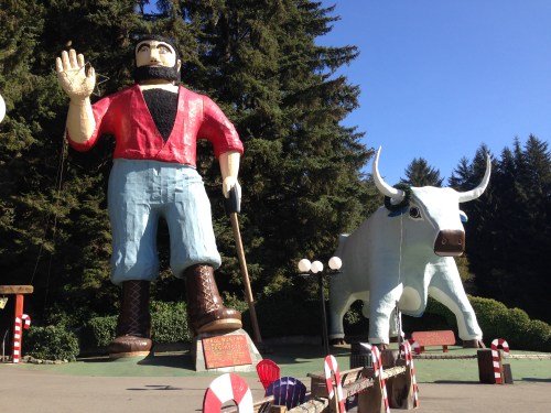 Paul Bunyon and Babe The Blue Ox