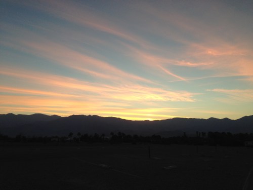 Sunset at Furnace Creek