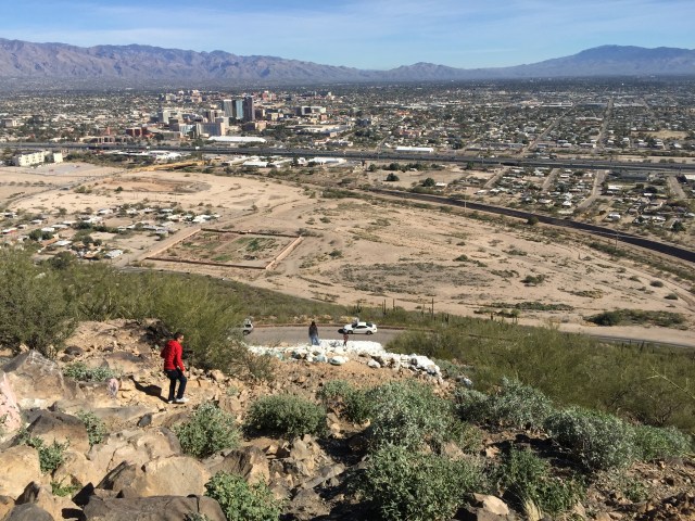 A Mountain. View of Tucson.