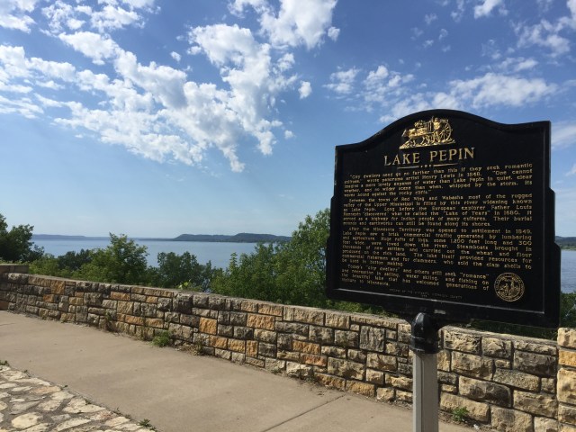 Lake Pepin on the Mississippi River in Minnesota